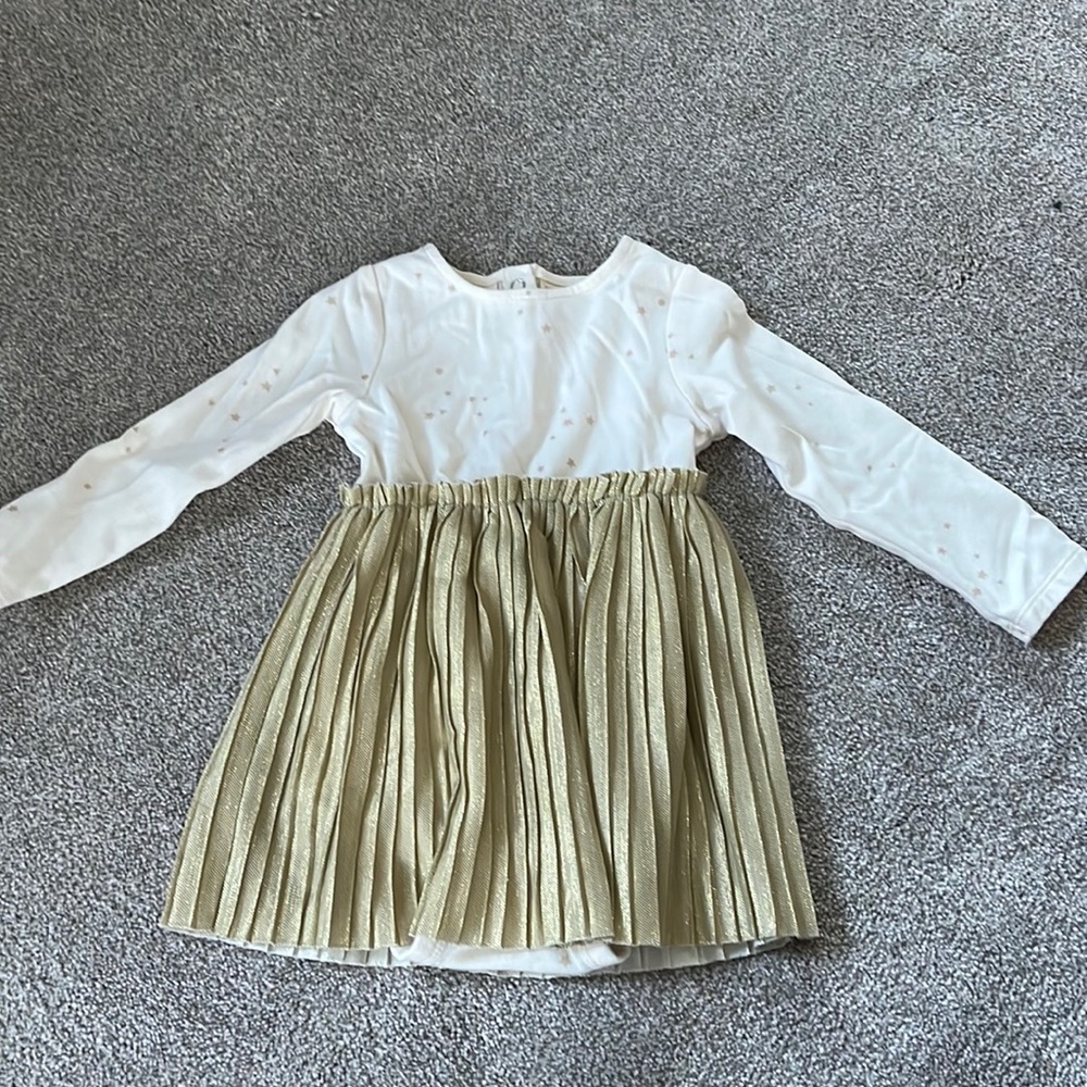 First Impressions Baby Girl Skirted Onesie